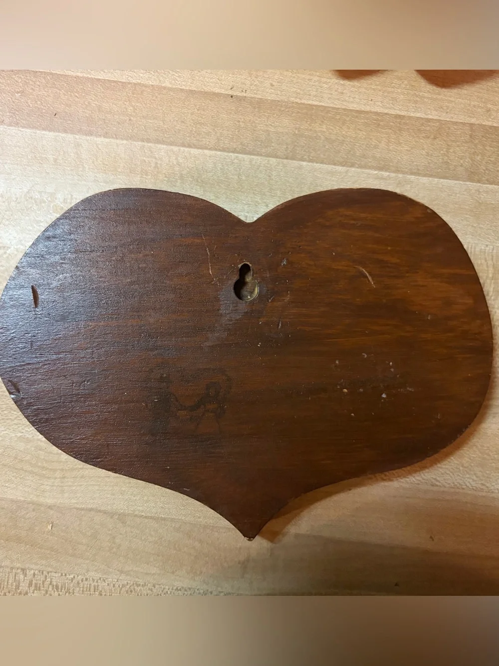Heart-Shaped Pig Farm Wall Art - Beige
